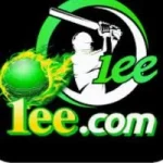 1ee Game Green logo with batsman playong shot
