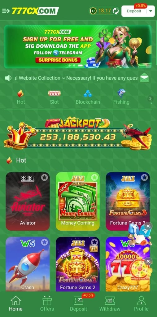 777cx game: Casino app displayed on the app store, featuring vibrant graphics and a download button