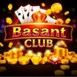 Logo featuring cards, crown, and gold coins.