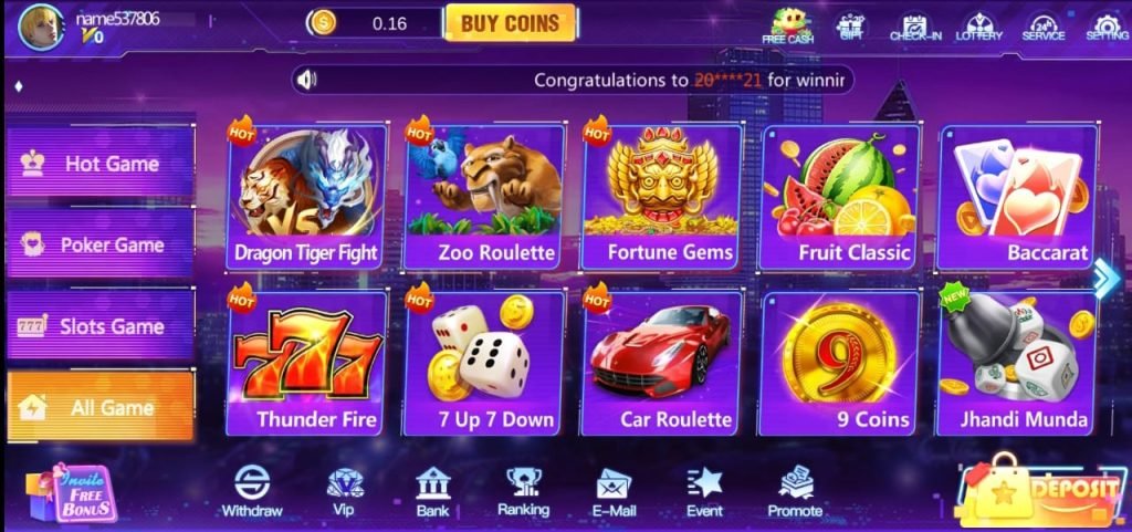A casino slot machine showcasing a mix of symbols, including diamonds and coins, inviting players to try their luck.