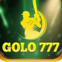 A yellow silhouette of a cricketer in mid-swing is on a dark green background. The text "GOLO 777" appears in bold yellow below the figure.